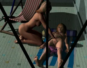 Poolside